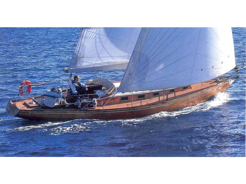 1966 molich danemark classic wooden prototype swan 36 sailboat for 