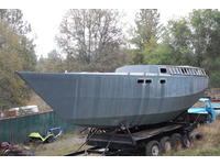 2012 Oroville California 36 Van de Stadt design 'Seal' 36 steel hull PROJECT