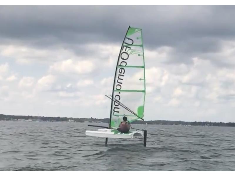 fulcrum ufo foiling sailboat