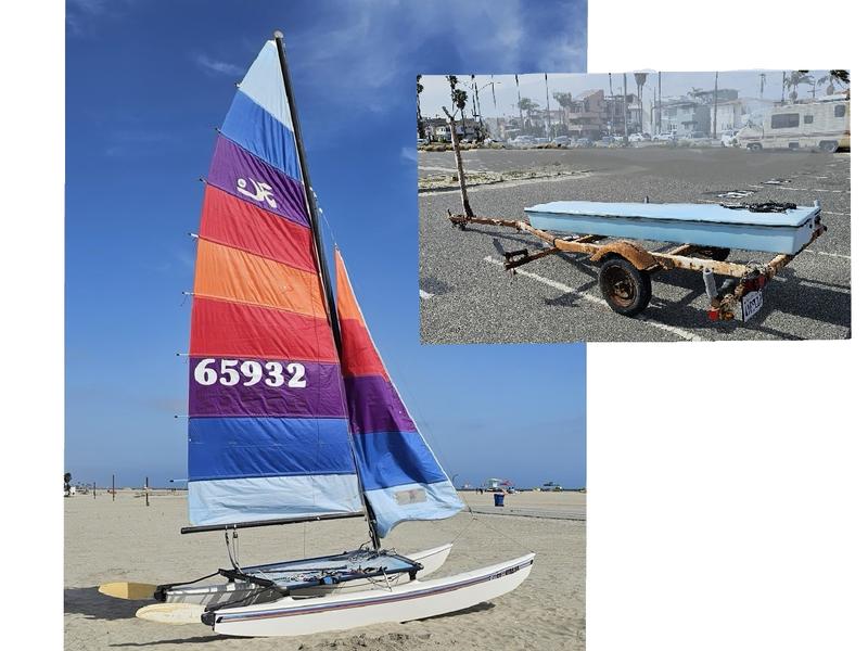 1981 Hobie Catamaran 16 foot located in California for sale