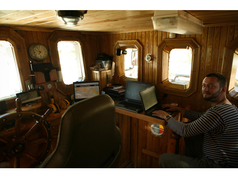 Germany Long range steel motorsailer trawler