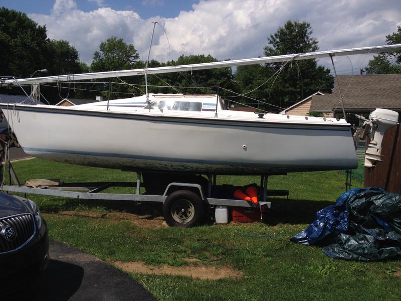 1986 hunter 23 sailboat