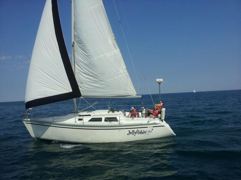 30 ft hunter sailboat weight