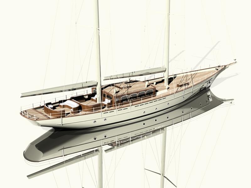 pier yacht 41m schooner sailboat for sale in Outside United States