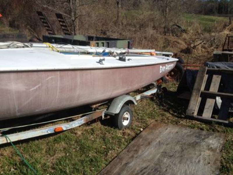 Eric Ammann with Gordon Douglass Boat Company Flying Scot