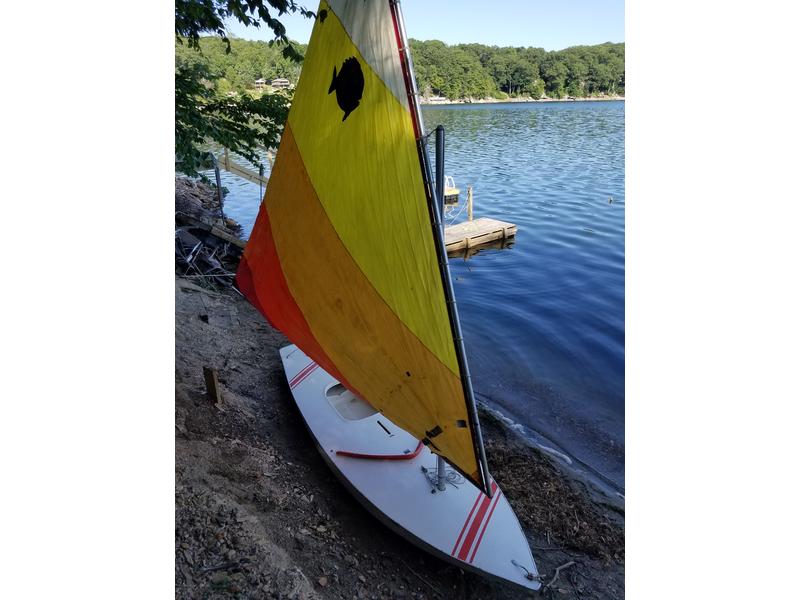 1980 sunfish sailboat