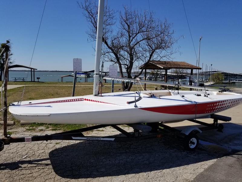 1984 Johnson C scow sailboat for sale in Texas