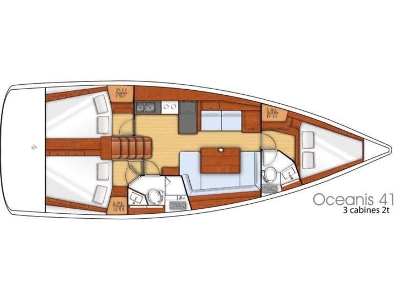 2013 Beneteau 41 Oceanis sailboat for sale in Louisiana