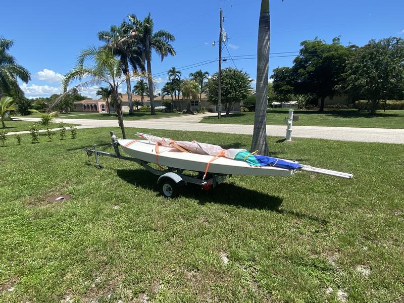 1977 sunfish sailboat