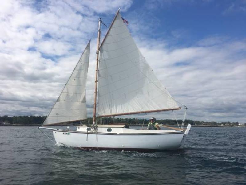 1985 Custom Wooden Gaff Rigged Sloop sailboat for sale in Maine