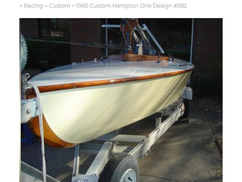 hampton one design sailboat for sale