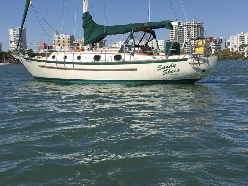 1988 Pacific Seacraft PSC 37 Voyagemaker sailboat for sale in Florida