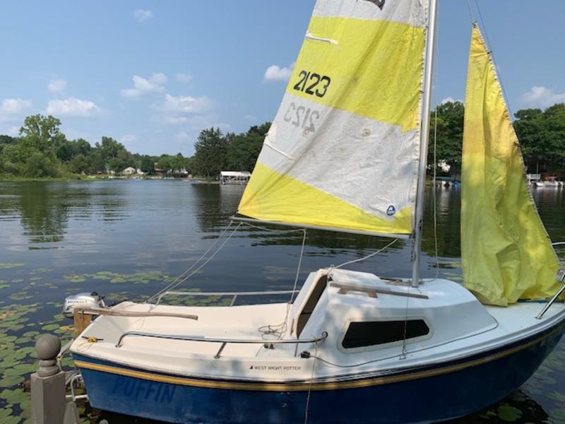 1994 West Wight Potter Trail able day sailor sailboat for sale in Michigan