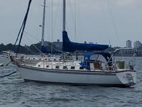 1984 Presently on the hard for winter storage at Morgans Marina New Jersey 35.5 Endeavour E35