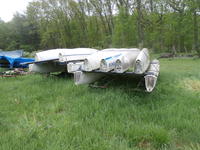 AMF Trac 16 hulls and masts used