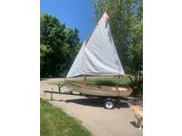 Home Made Pooduck Skiff Click to launch Larger Image