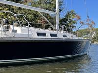 J Boats - Renowed Designer Rod Johnstone's Personal J37 Wing Keel - Dual Cabin J37 Racer Cruiser Click to launch Larger Image