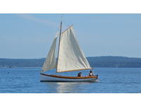 Home Built Connecticut River Shad design Sloop Click to launch Larger Image