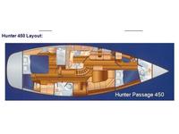 Hunter Passage 450 center cockpit Click to launch Larger Image