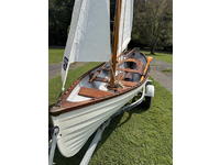 Whitehall Reproductions Spirit 14 Sailing Rowboat Click to launch Larger Image