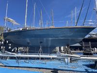Custom Steel Cruising Sailboat  Click to launch Larger Image