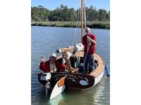  Joel White Designed catboat Click to launch Larger Image
