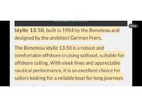 Beneteau Idylle13.5 Click to launch Larger Image