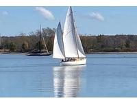 L Francis Herreshoff Rozinante Canoe Yawl  Click to launch Larger Image