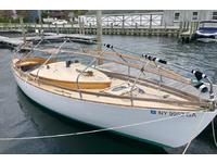 L Francis Herreshoff Rozinante Canoe Yawl  Click to launch Larger Image