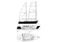 1986 Cailfornia California 36 Freedom 36