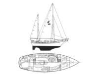 Vagabond 42 Ketch Click to launch Larger Image