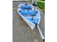Walker Bay 10 Sailing Dinghy w/ High Performance Sail Kit & Oars Click to launch Larger Image