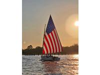 1973 18'  MARSHALL SANDERLING CATBOAT  Click to launch Larger Image