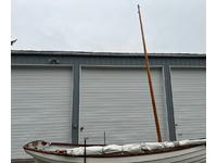 Whitehall Reproductions Classic White Fiberglass Whitehall Spirit 14 Sailboat / Rowboat Click to launch Larger Image