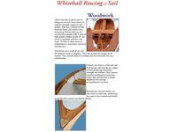 Whitehall Reproductions Classic White Fiberglass Whitehall Spirit 14 Sailboat / Rowboat Click to launch Larger Image