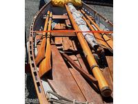 Whitehall Reproductions Classic White Fiberglass Whitehall Spirit 14 Sailboat / Rowboat Click to launch Larger Image