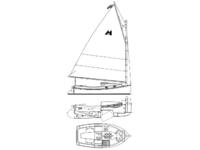 2004 MENGER 19' CATBOAT  Click to launch Larger Image