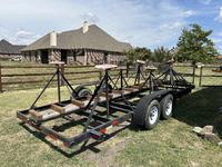 2024 Denton Texas 30 Shop made Sailboat Trailer 