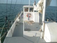 Motorsailor - trawler charter boat Click to launch Larger Image