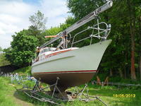 German Shipyard Built Steel Sloop Motorsailer 9mtr Click to launch Larger Image