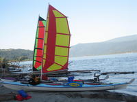 Custom Kayak modular multihull Click to launch Larger Image