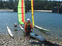 Custom Kayak modular multihull Click to launch Larger Image