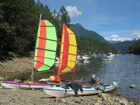 Custom Kayak modular multihull Click to launch Larger Image
