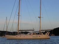 Bruce Askew Steel Pilothouse Expedition world cruiser Click to launch Larger Image