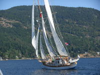 Claude Lacerte Schooner Click to launch Larger Image