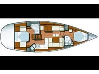 Jeanneau 45 DS Sun Odyssey  deck Salon Click to launch Larger Image