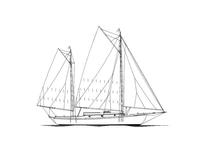 1946 Ensenada Outside United States 42 Sea Dawn Ketch Gaff Rigged Ketch