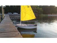 1966 Stamford Connecticut 9 DYER DYER DHOW 9FT SAIL DINGHY MODEL