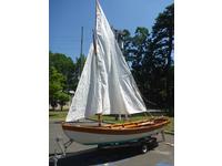 Lowell's Boat Shop Sailing Dory Click to launch Larger Image