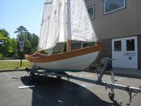 Lowell's Boat Shop Sailing Dory Click to launch Larger Image